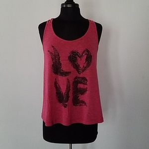 Offers 👍 Pink Love Tank Top